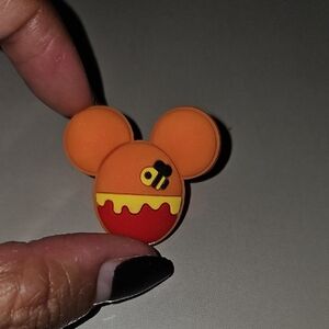 Winnie The Poo Mickey Mouse Shaped  Balloon Croc Shoe Charm